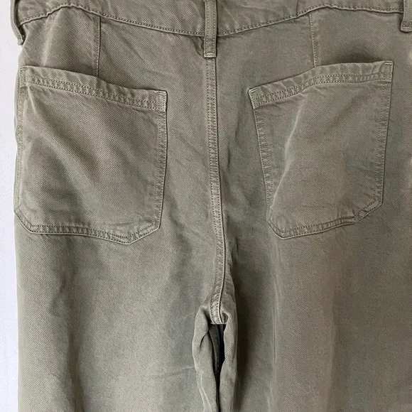 Lucky Brand Women's Olive Wide Leg Pants - Picture 8 of 8